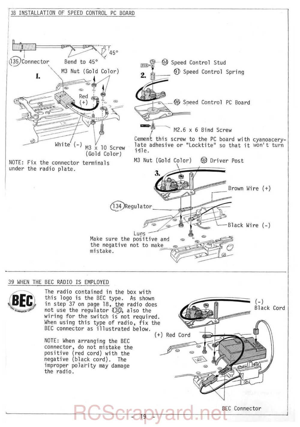 Kyosho - 3034 - Salute - V2 - Manual - Page 19