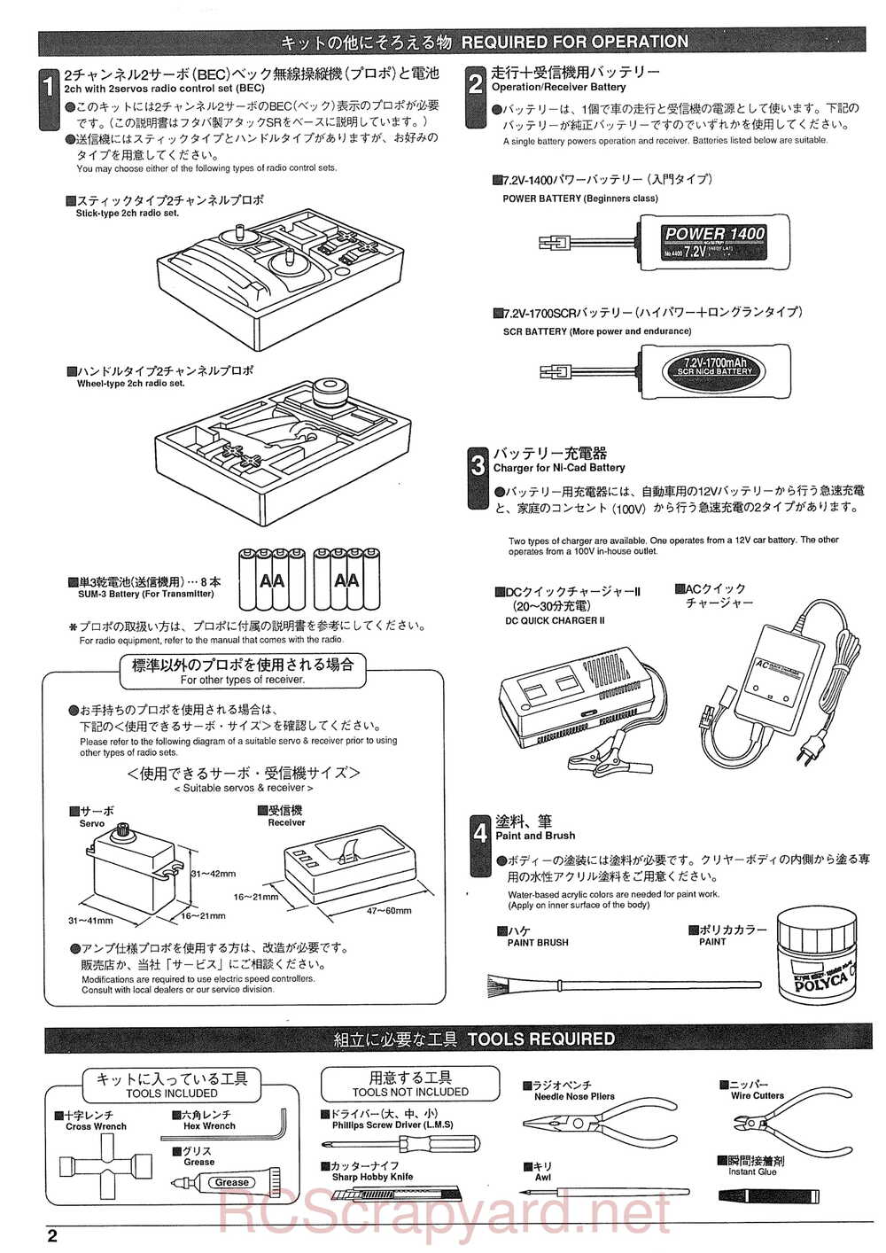 Kyosho - 3036 - Lazer Alpha - Manual - Page 02