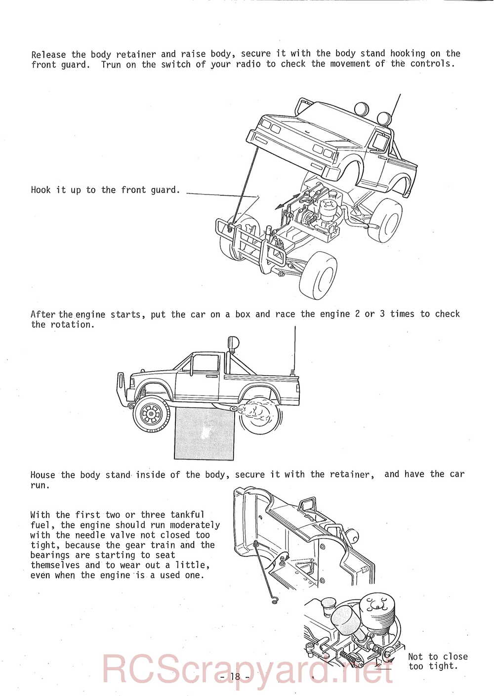 Kyosho - 3038 - Dirt-Road-10 - Datsun-4wd - Manual - Page 18