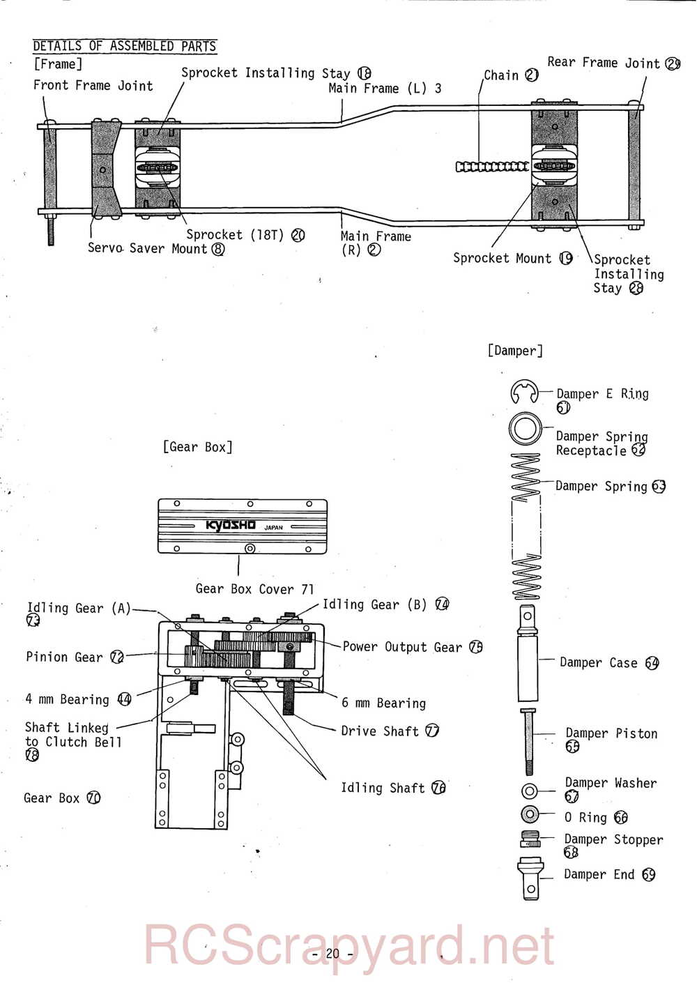 Kyosho - 3038 - Dirt-Road-10 - Datsun-4wd - Manual - Page 20