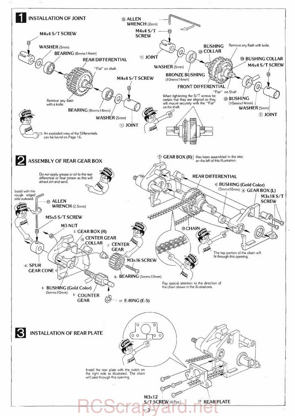 Kyosho - 3041 - Circuit-1000 - Stinger-4wd - Manual - Page 03