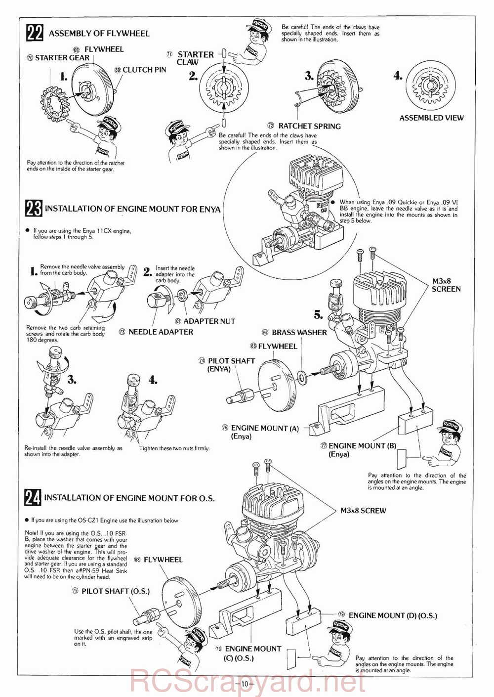 Kyosho - 3041 - Circuit-1000 - Stinger-4wd - Manual - Page 10