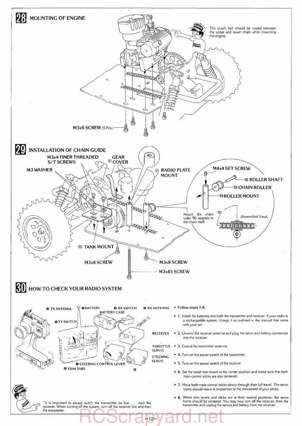Kyosho - 3041 - Circuit-1000 - Stinger-4wd - Manual - Page 12