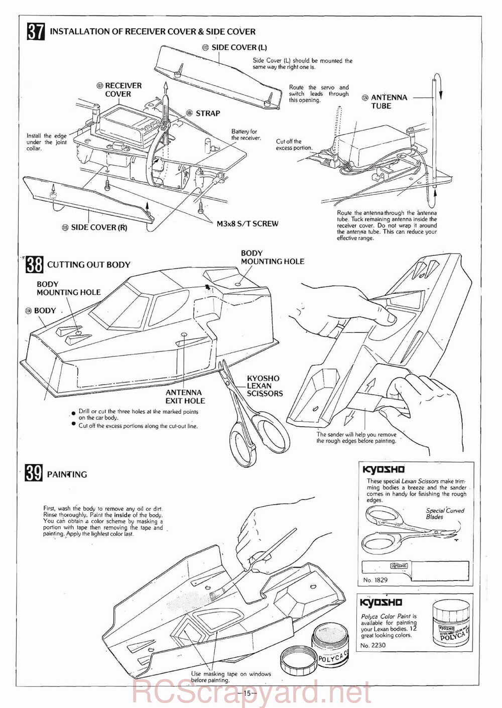 Kyosho - 3041 - Circuit-1000 - Stinger-4wd - Manual - Page 15