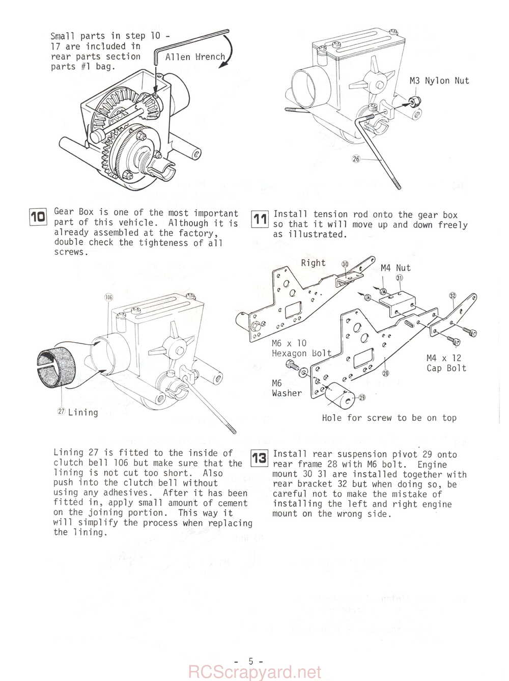 Kyosho - 3045 - Circuit-20-Extra - Racing-Baja - Manual - Page 05
