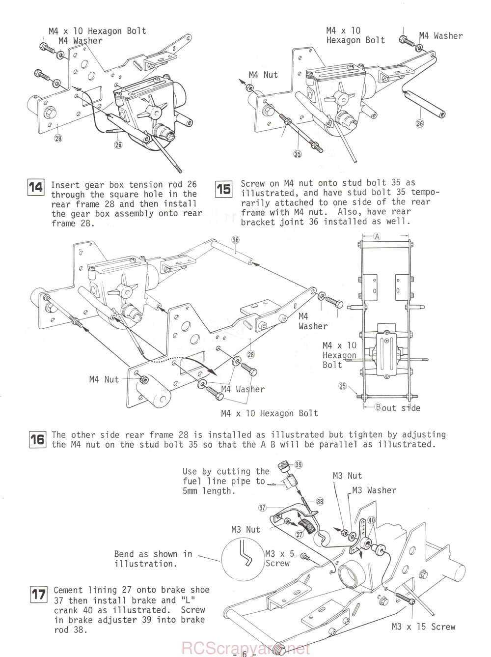 Kyosho - 3045 - Circuit-20-Extra - Racing-Baja - Manual - Page 06