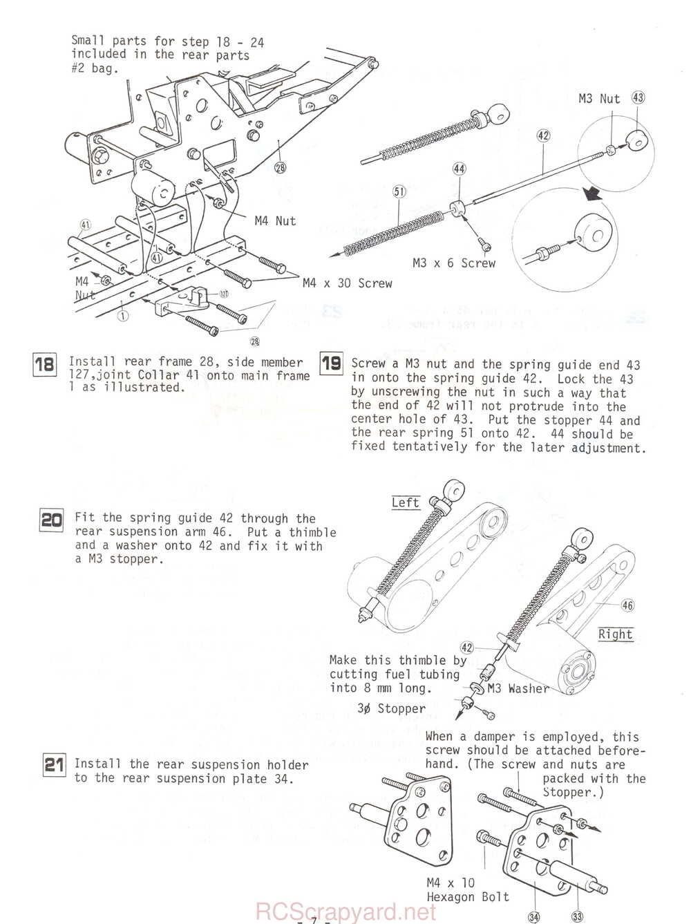 Kyosho - 3045 - Circuit-20-Extra - Racing-Baja - Manual - Page 07