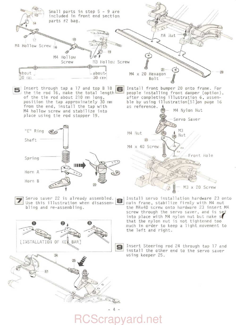 Kyosho - 3047 - Circuit-20-Extra - Rowdy-Baja - Manual - Page 04