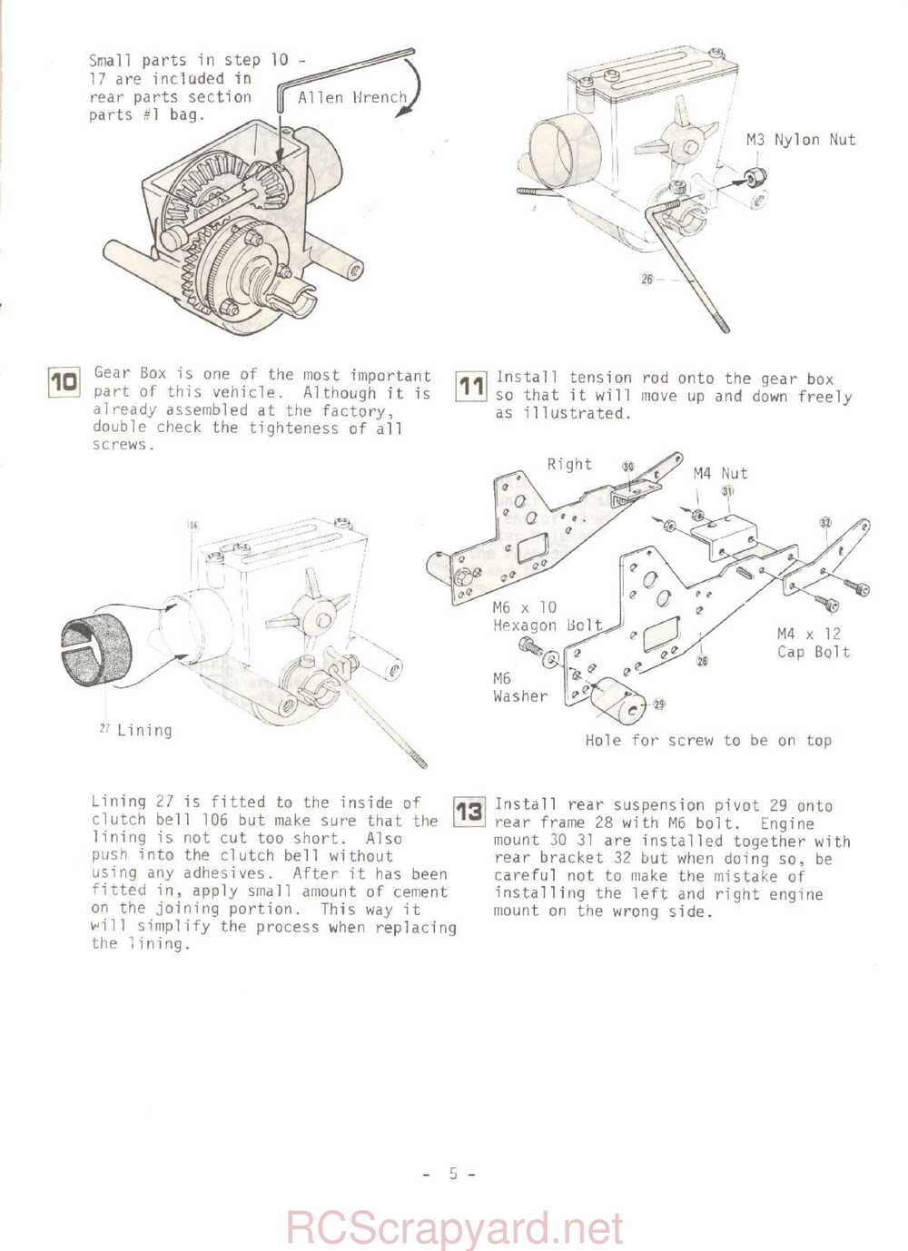 Kyosho - 3047 - Circuit-20-Extra - Rowdy-Baja - Manual - Page 05