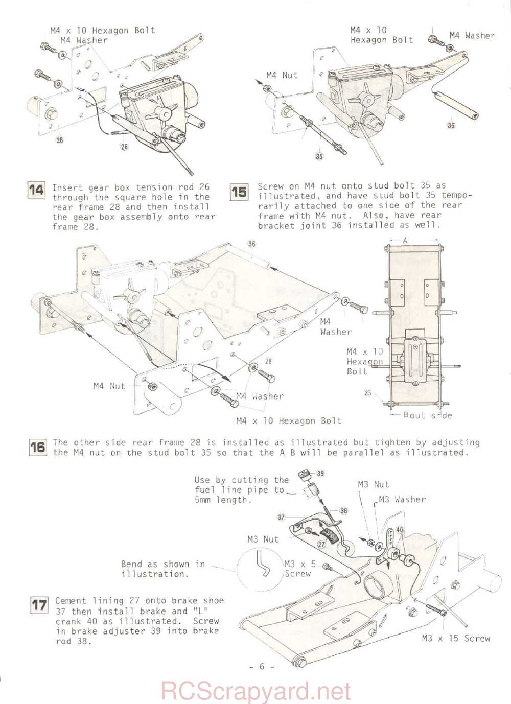 Kyosho - 3047 - Circuit-20-Extra - Rowdy-Baja - Manual - Page 06