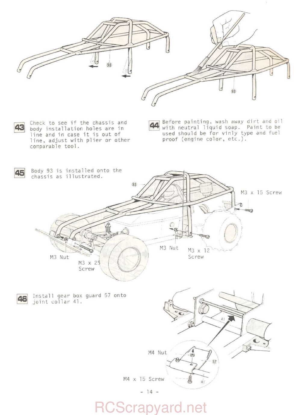 Kyosho - 3047 - Circuit-20-Extra - Rowdy-Baja - Manual - Page 14