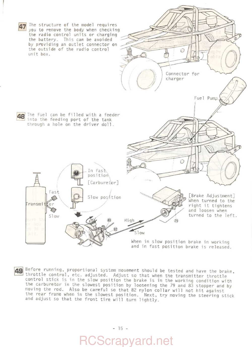 Kyosho - 3047 - Circuit-20-Extra - Rowdy-Baja - Manual - Page 15