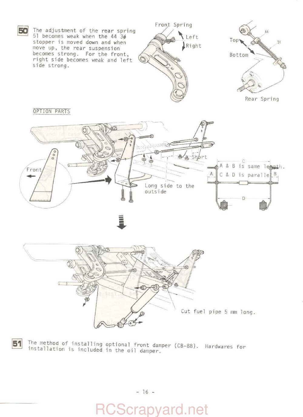 Kyosho - 3047 - Circuit-20-Extra - Rowdy-Baja - Manual - Page 16
