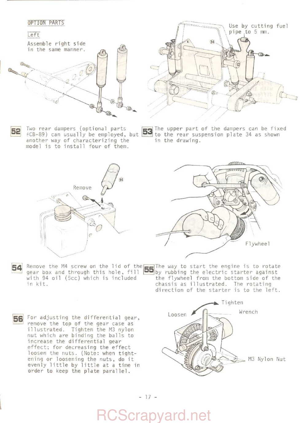 Kyosho - 3047 - Circuit-20-Extra - Rowdy-Baja - Manual - Page 17