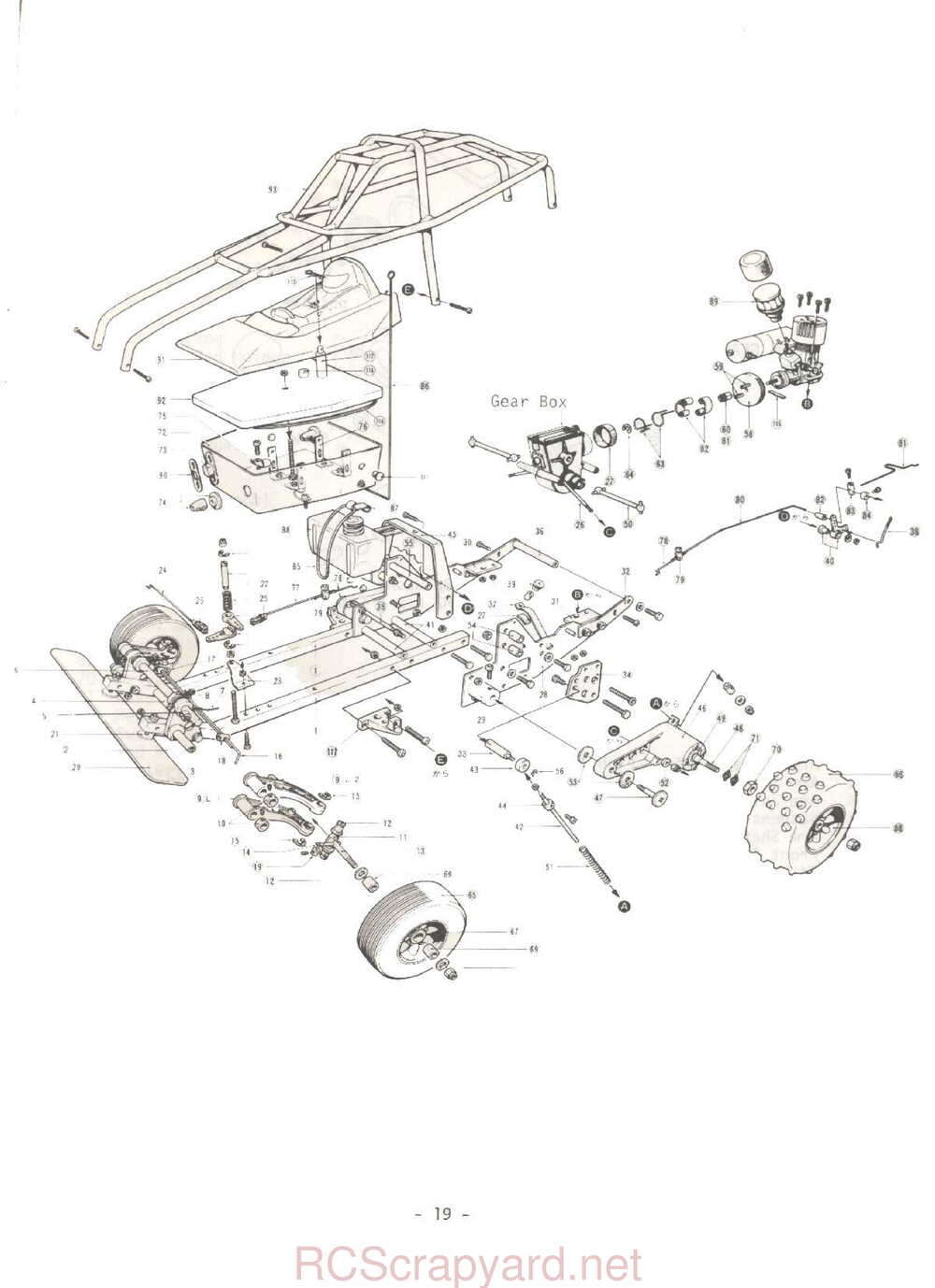 Kyosho - 3047 - Circuit-20-Extra - Rowdy-Baja - Manual - Page 19