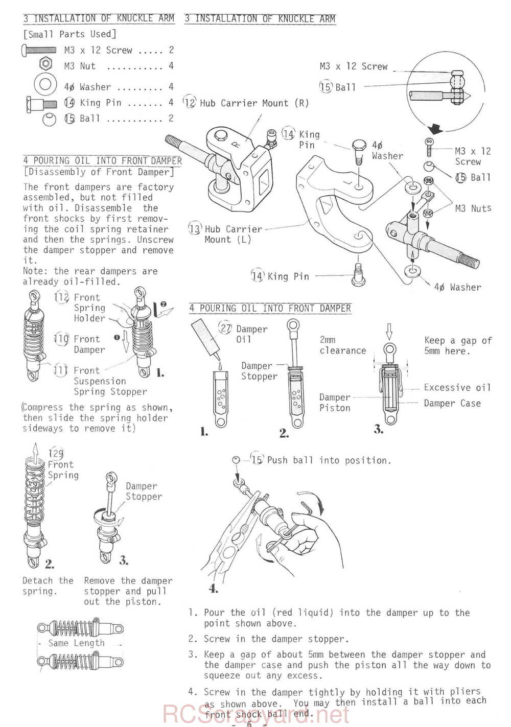 Kyosho - 3048-3049 - Impacta-Baja Mint-Las-Vegas - Circuit-2000 - Manual - Page 06