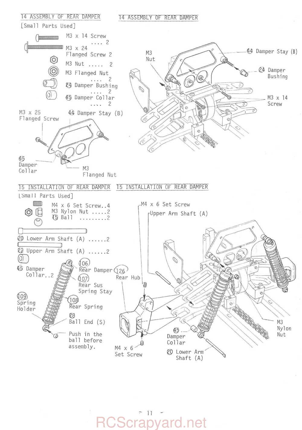 Kyosho - 3048-3049 - Impacta-Baja Mint-Las-Vegas - Circuit-2000 - Manual - Page 11