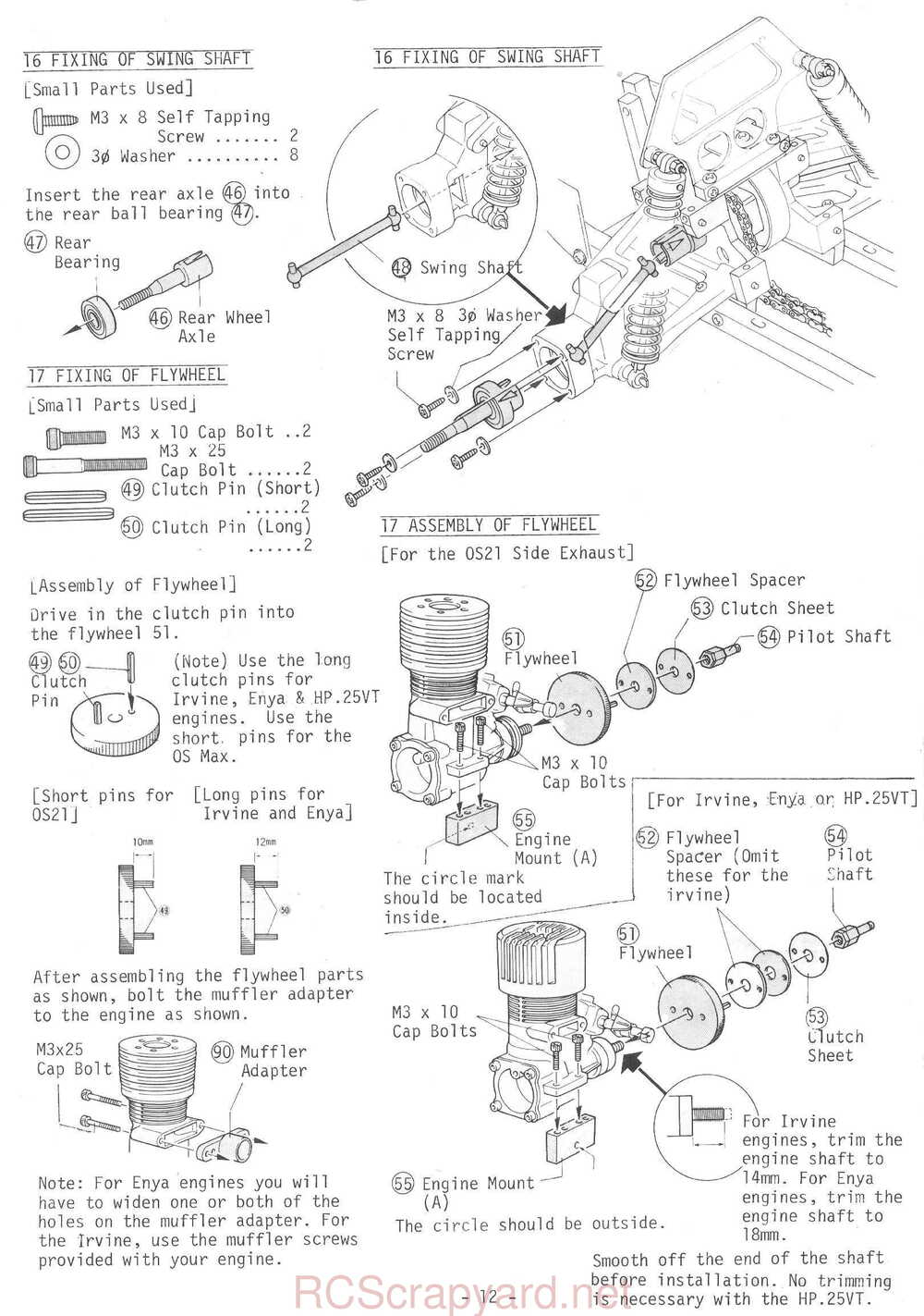 Kyosho - 3048-3049 - Impacta-Baja Mint-Las-Vegas - Circuit-2000 - Manual - Page 12