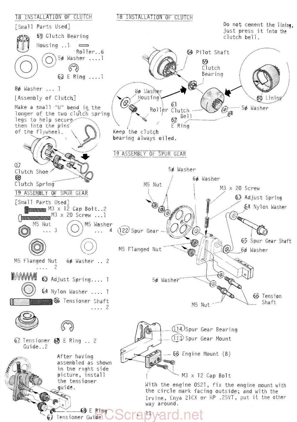 Kyosho - 3048-3049 - Impacta-Baja Mint-Las-Vegas - Circuit-2000 - Manual - Page 13