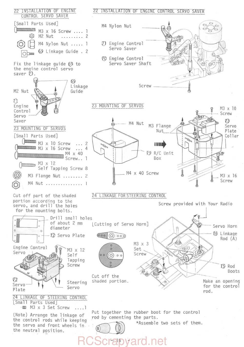 Kyosho - 3048-3049 - Impacta-Baja Mint-Las-Vegas - Circuit-2000 - Manual - Page 15