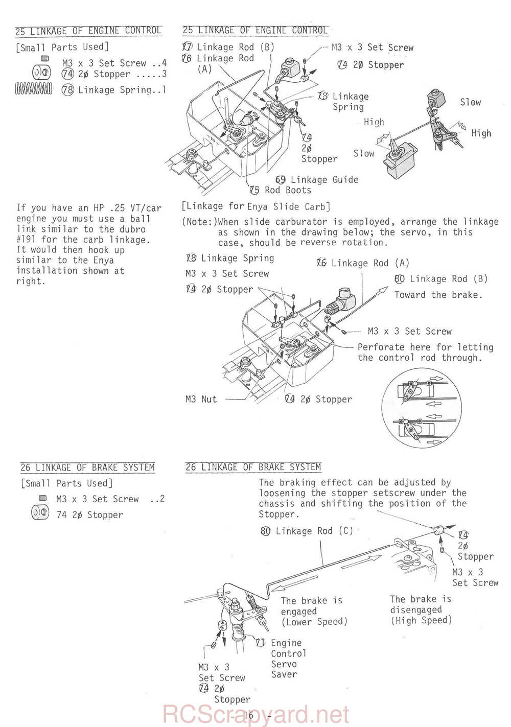 Kyosho - 3048-3049 - Impacta-Baja Mint-Las-Vegas - Circuit-2000 - Manual - Page 16