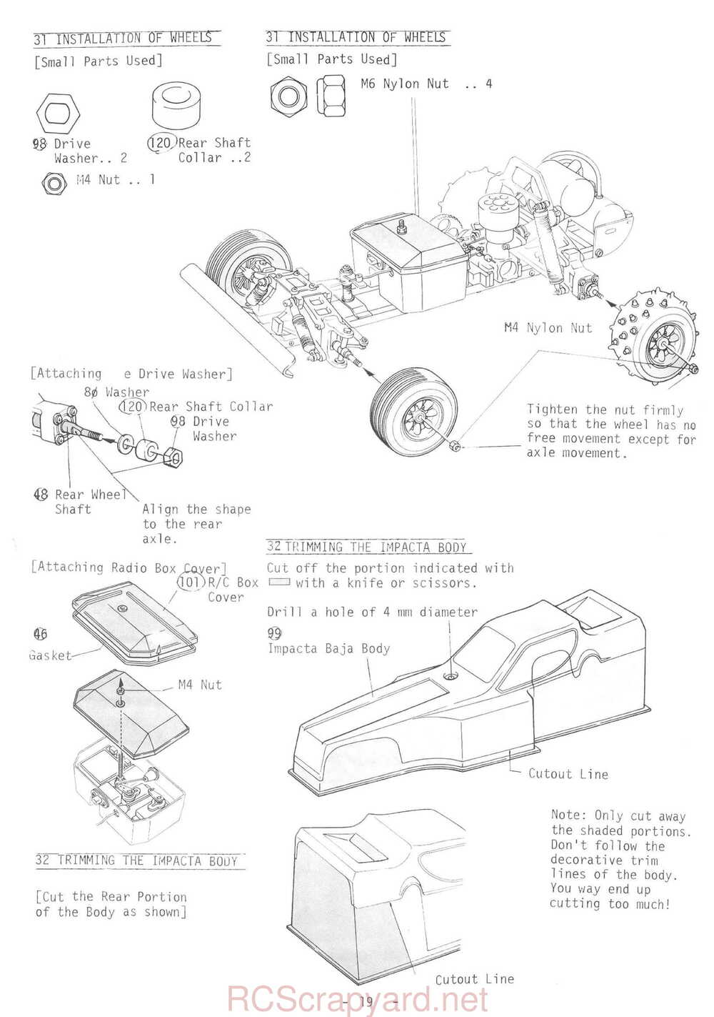 Kyosho - 3048-3049 - Impacta-Baja Mint-Las-Vegas - Circuit-2000 - Manual - Page 19