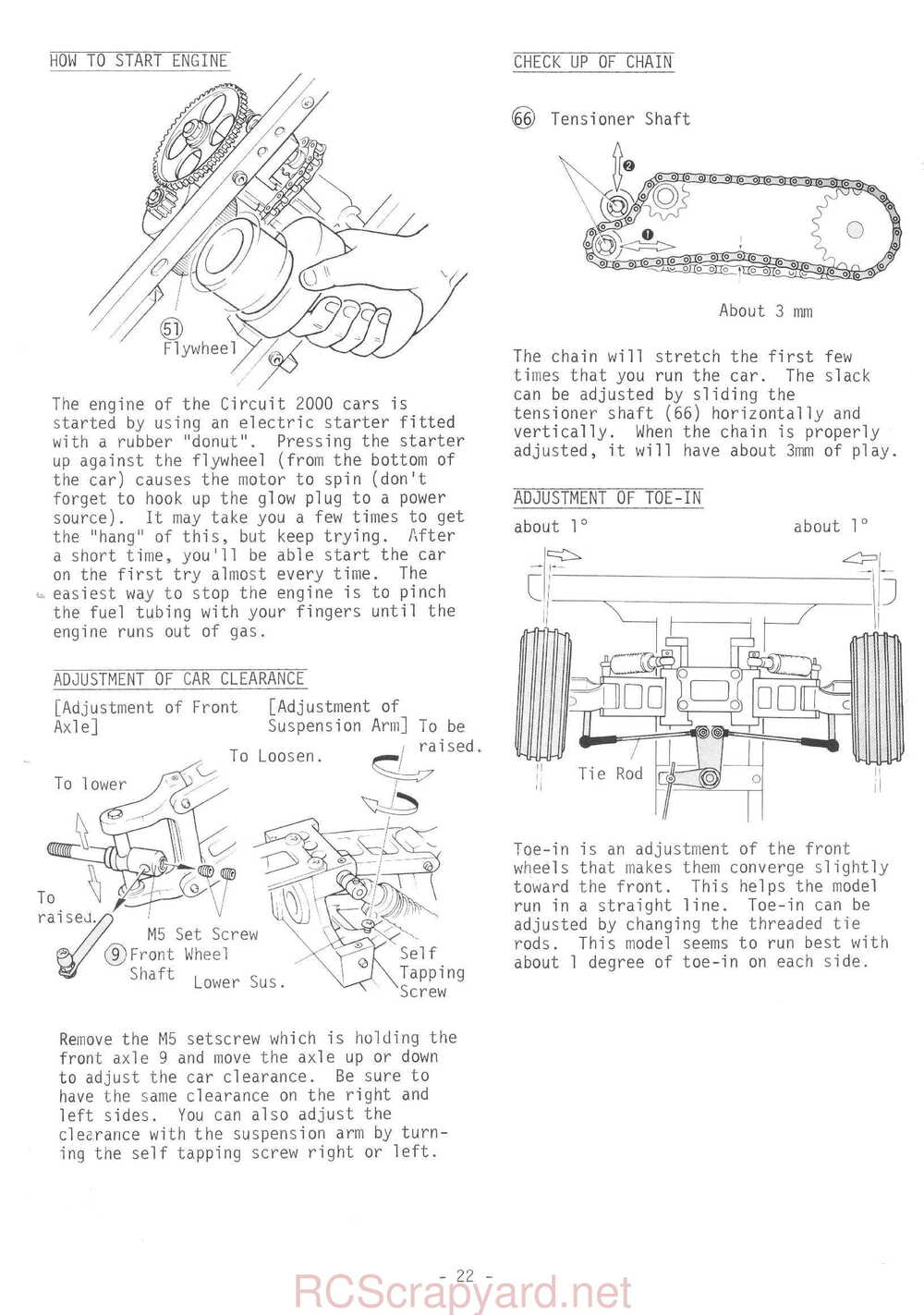 Kyosho - 3048-3049 - Impacta-Baja Mint-Las-Vegas - Circuit-2000 - Manual - Page 22