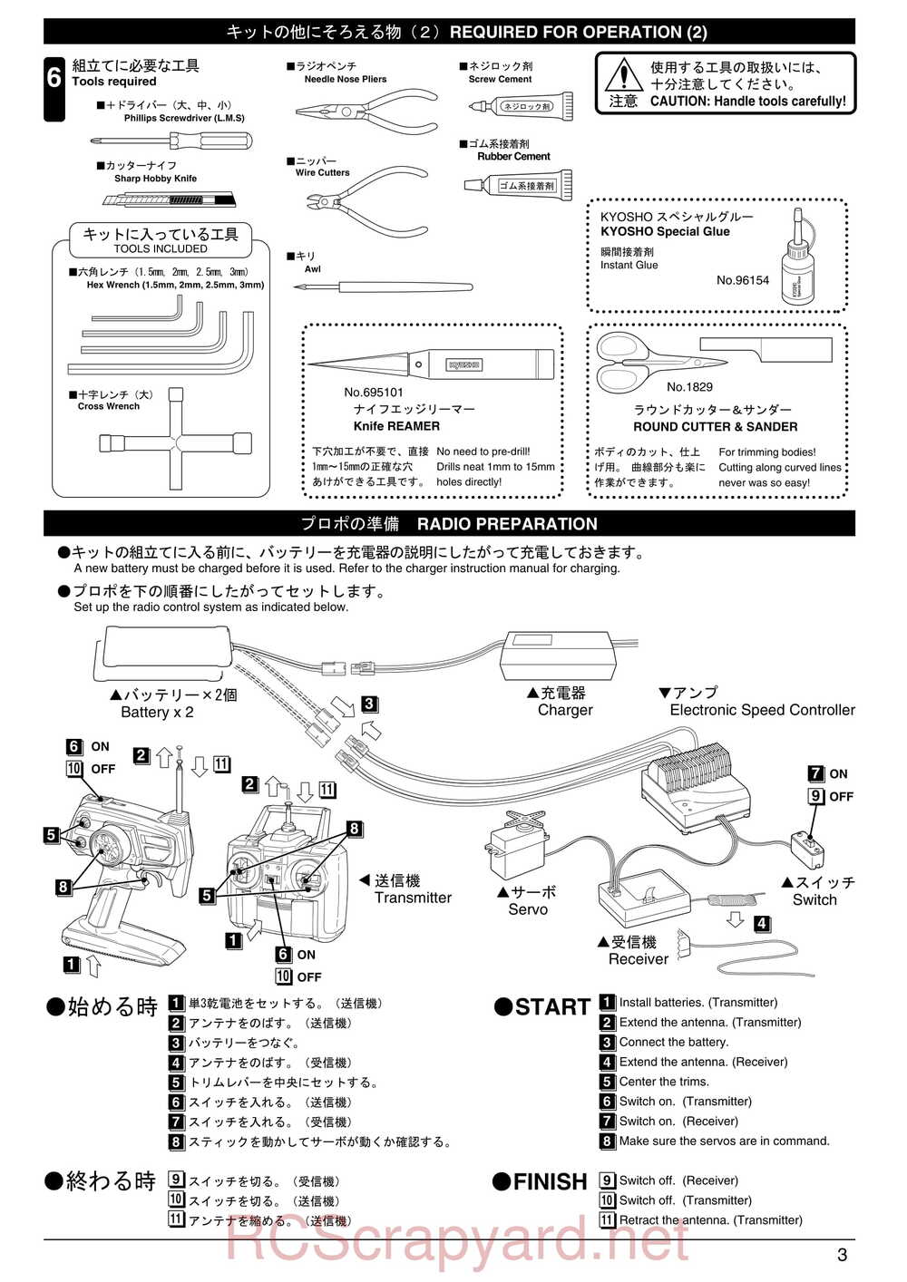 Kyosho - 30521b - Twin-Force - Manual - Page 03