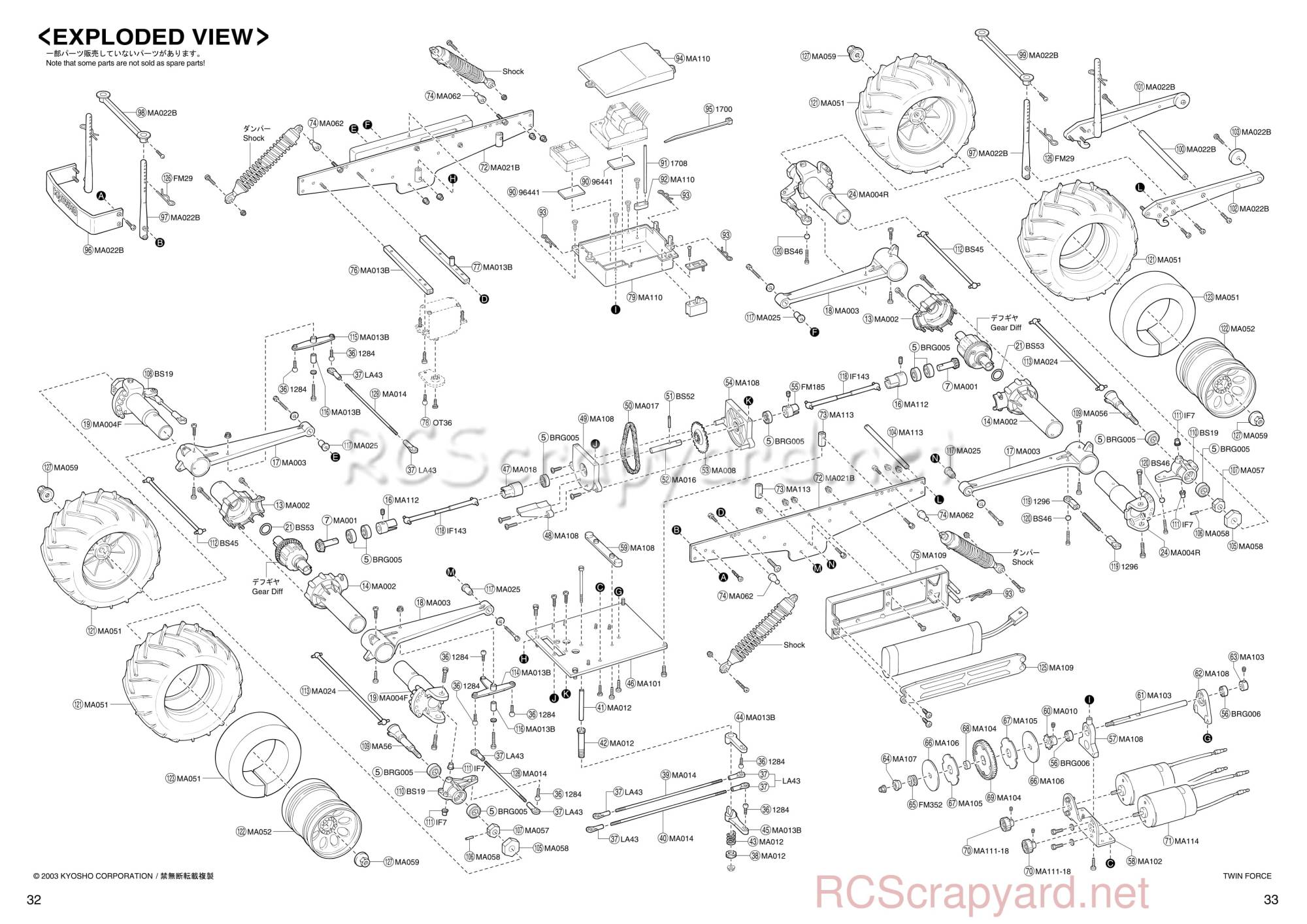 Kyosho - 30521b - Twin-Force - Manual - Page 32