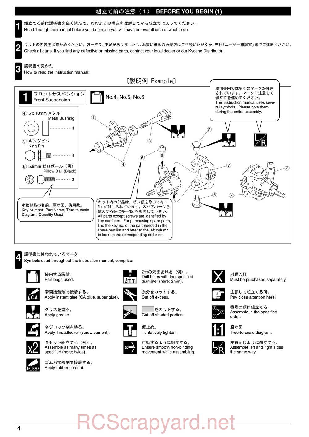 Kyosho - 30522b - Twin-Forcec-SP - Manual - Page 04