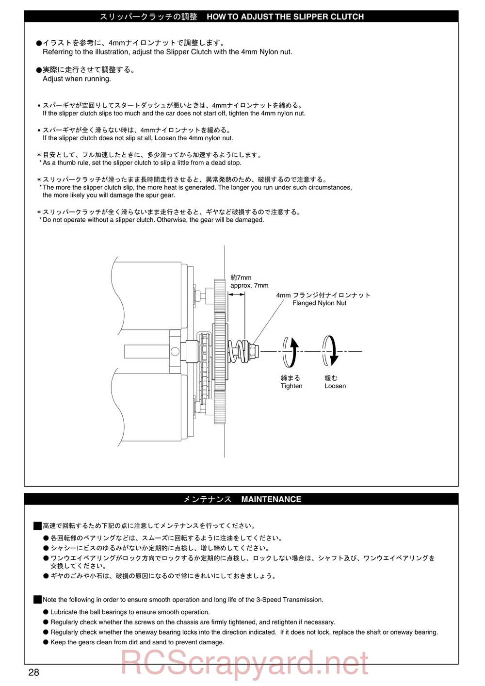 Kyosho - 30522b - Twin-Forcec-SP - Manual - Page 28