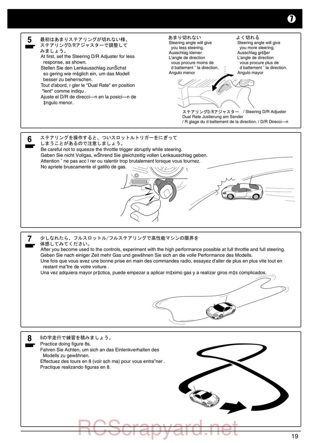 Kyosho - 30551 - a12 Sport - Manual - Page 19