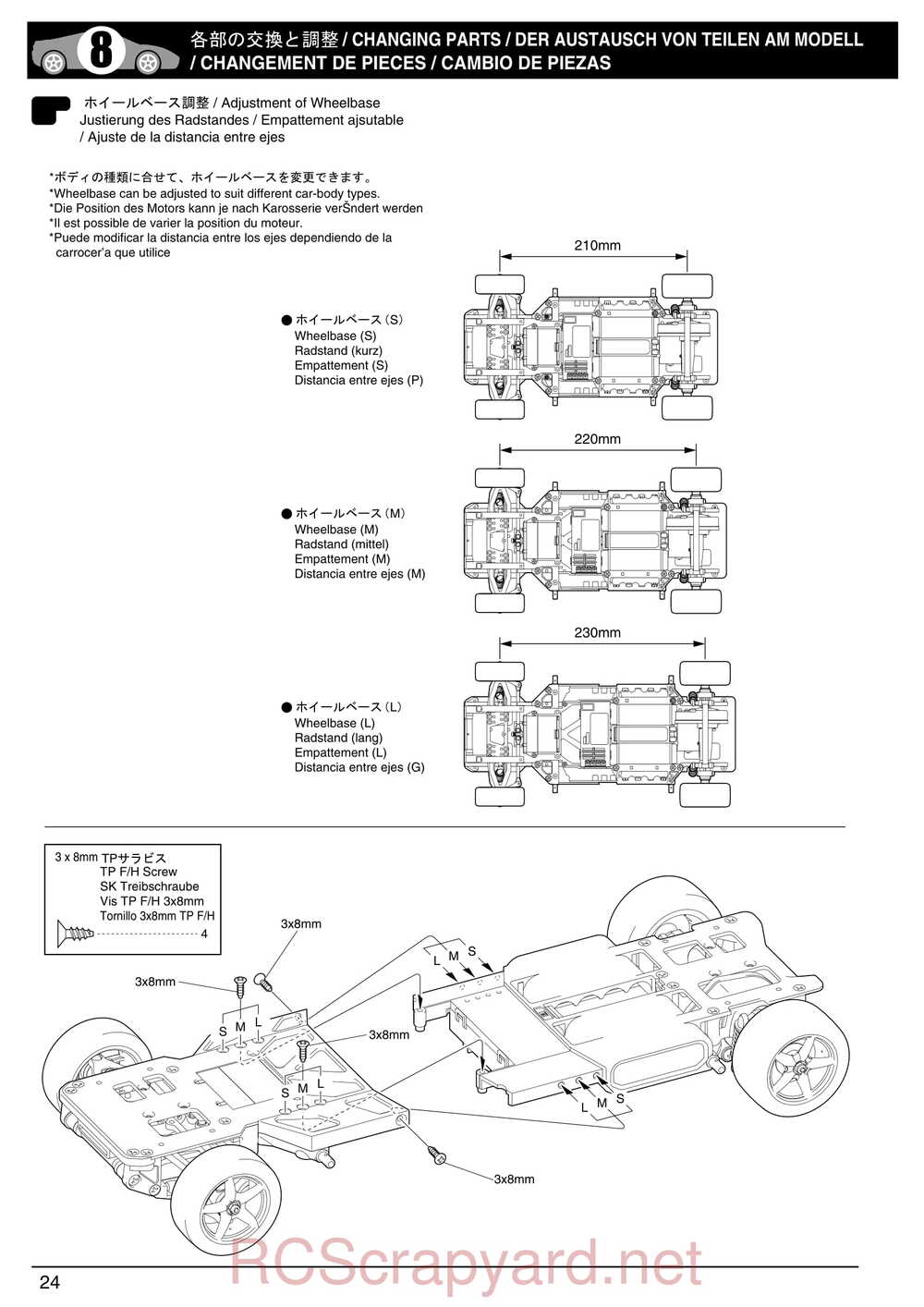 Kyosho - 30551 - a12 Sport - Manual - Page 24