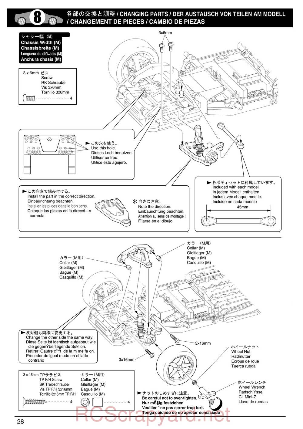 Kyosho - 30551 - a12 Sport - Manual - Page 28