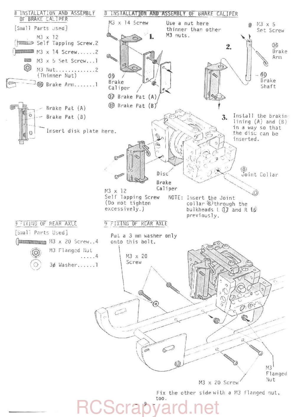 Kyosho - 3058-3059 - Vanning - Presto - Integra-4WD - V1 - Manual - Page 09