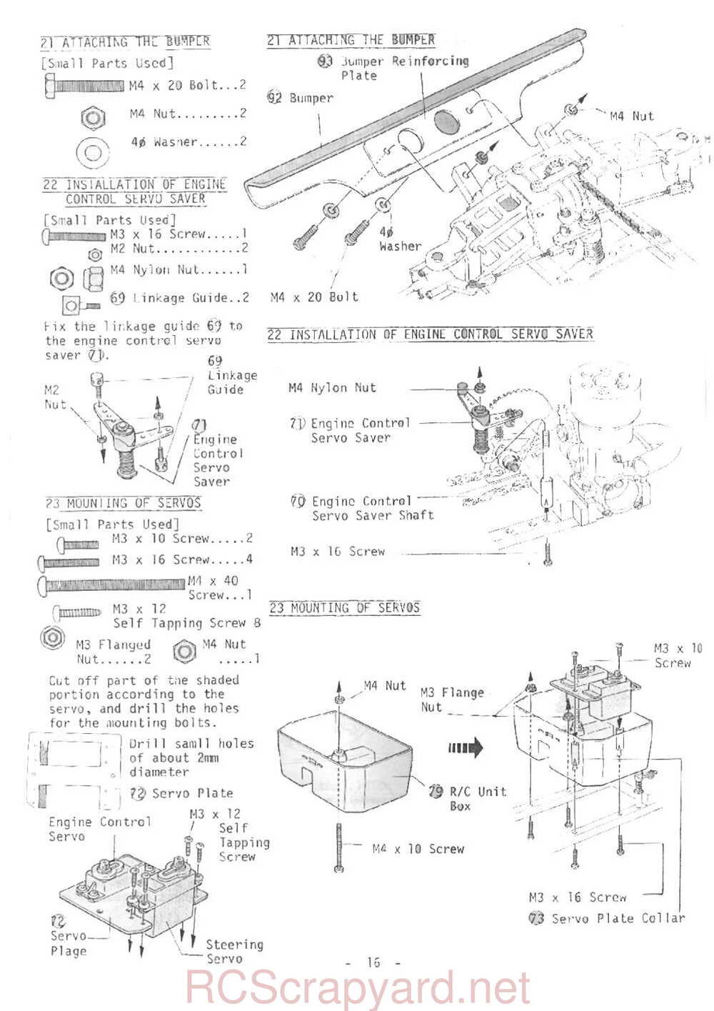 Kyosho - 3058-3059 - Vanning - Presto - Integra-4WD - V1 - Manual - Page 16