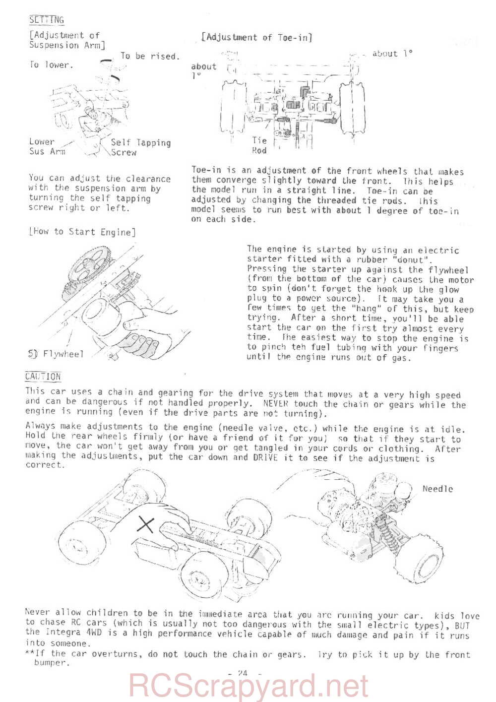 Kyosho - 3058-3059 - Vanning - Presto - Integra-4WD - V1 - Manual - Page 24