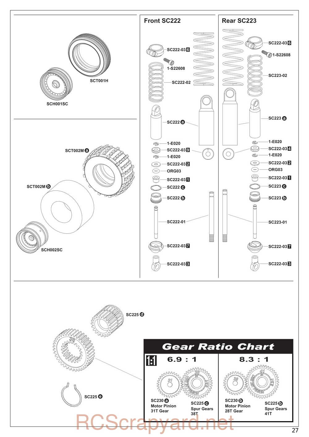 Kyosho - 30613 - Scorpion 2014 - Manual - Page 27