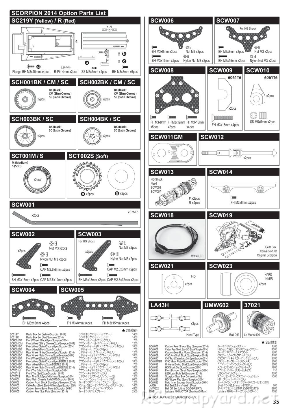 Kyosho - Beetle 2014 - 30614 - RC Model Parts