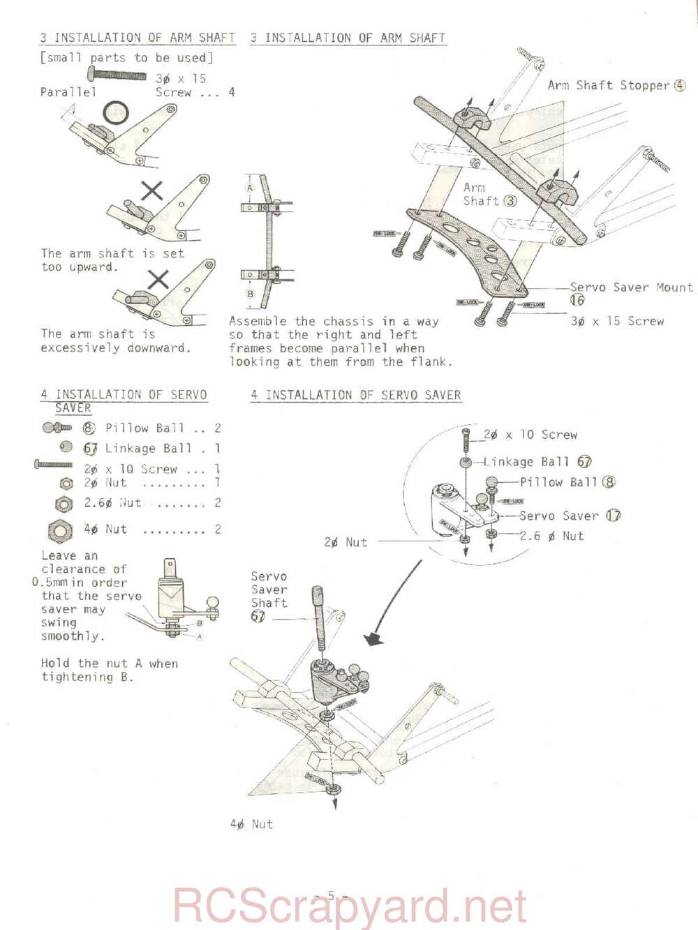 Kyosho - 3065 - Tomahawk - Manual - Page 05