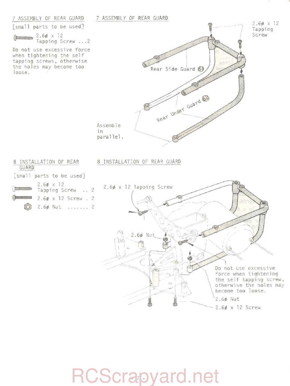 Kyosho - 3065 - Tomahawk - Manual - Page 07