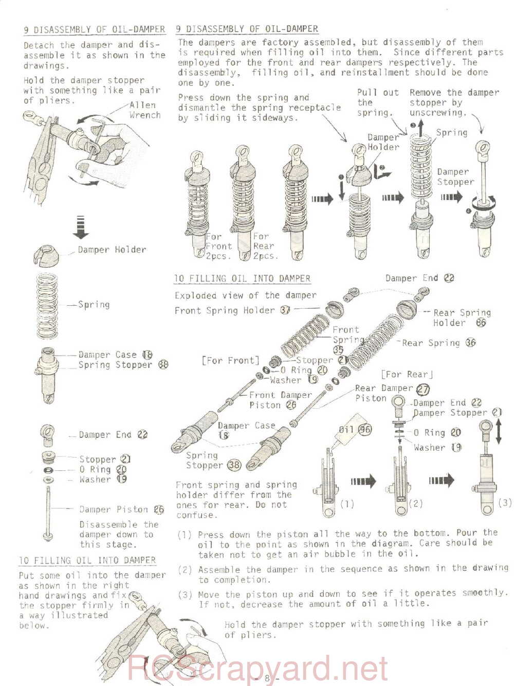Kyosho - 3065 - Tomahawk - Manual - Page 08