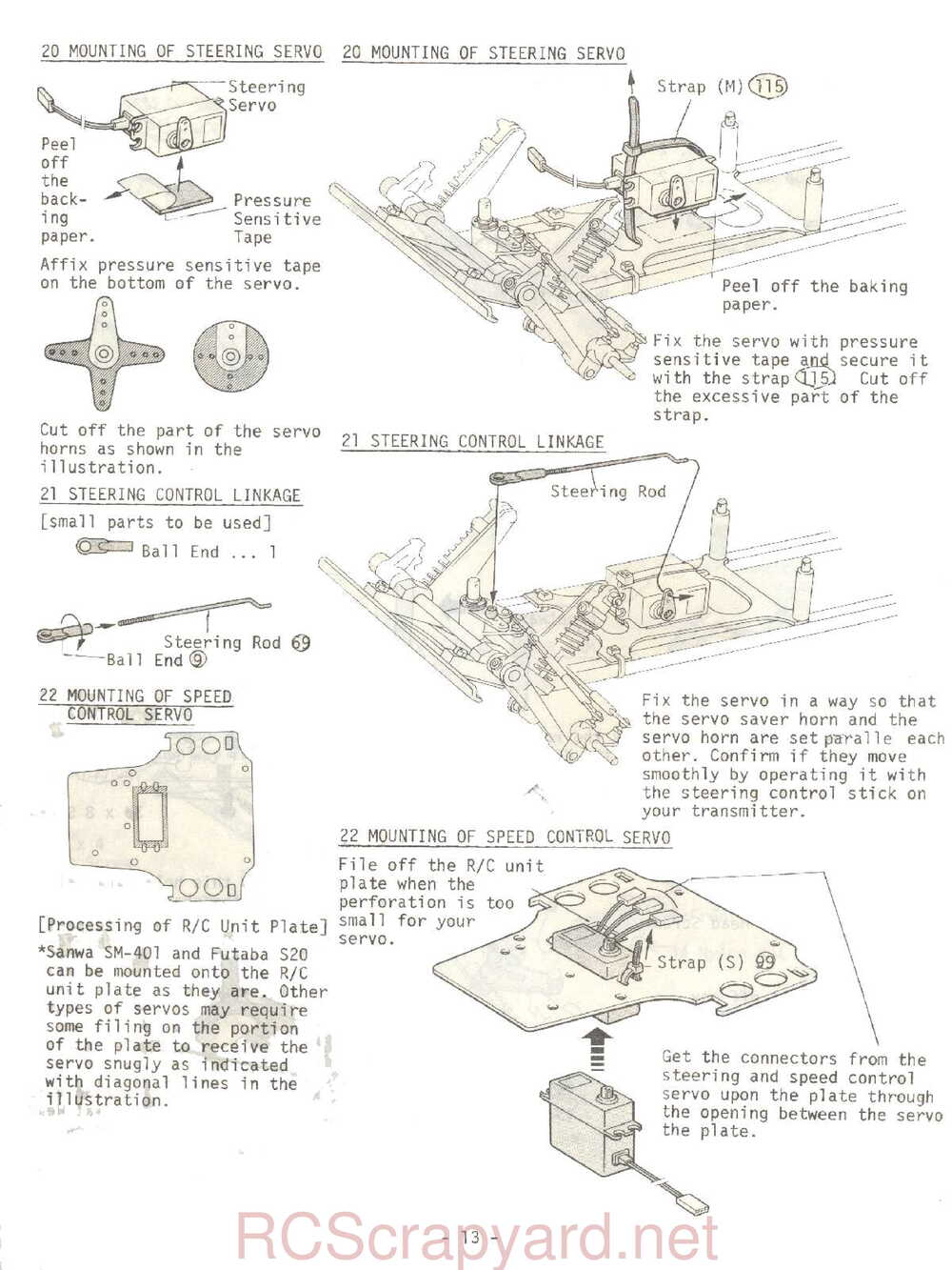 Kyosho - 3065 - Tomahawk - Manual - Page 13
