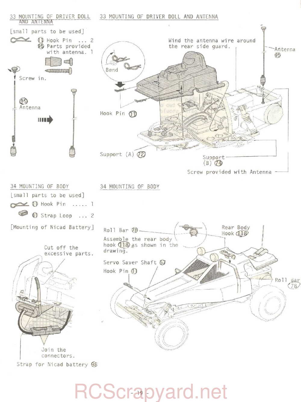 Kyosho - 3065 - Tomahawk - Manual - Page 19