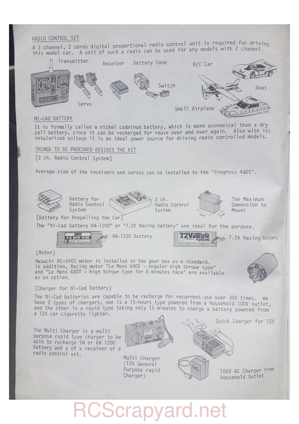 Kyosho - 3067 - Progress 4WDS - Manual - Page 02