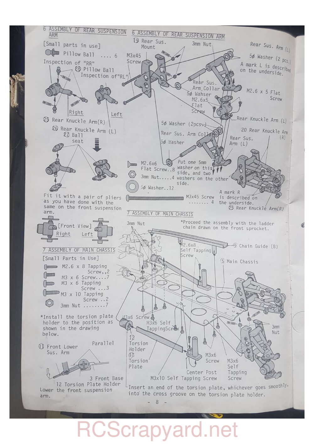 Kyosho - 3067 - Progress 4WDS - Manual - Page 08