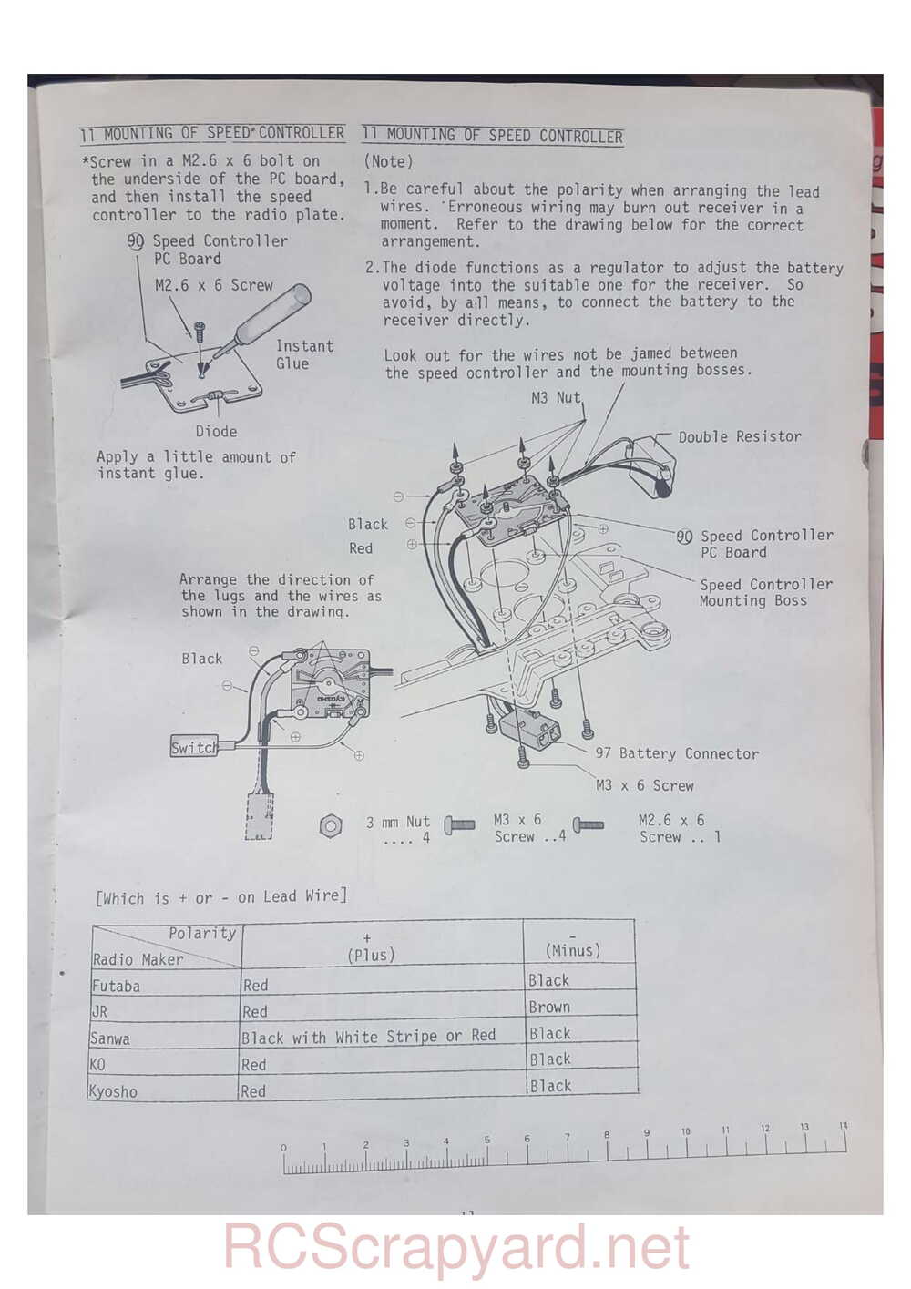 Kyosho - 3067 - Progress 4WDS - Manual - Page 11