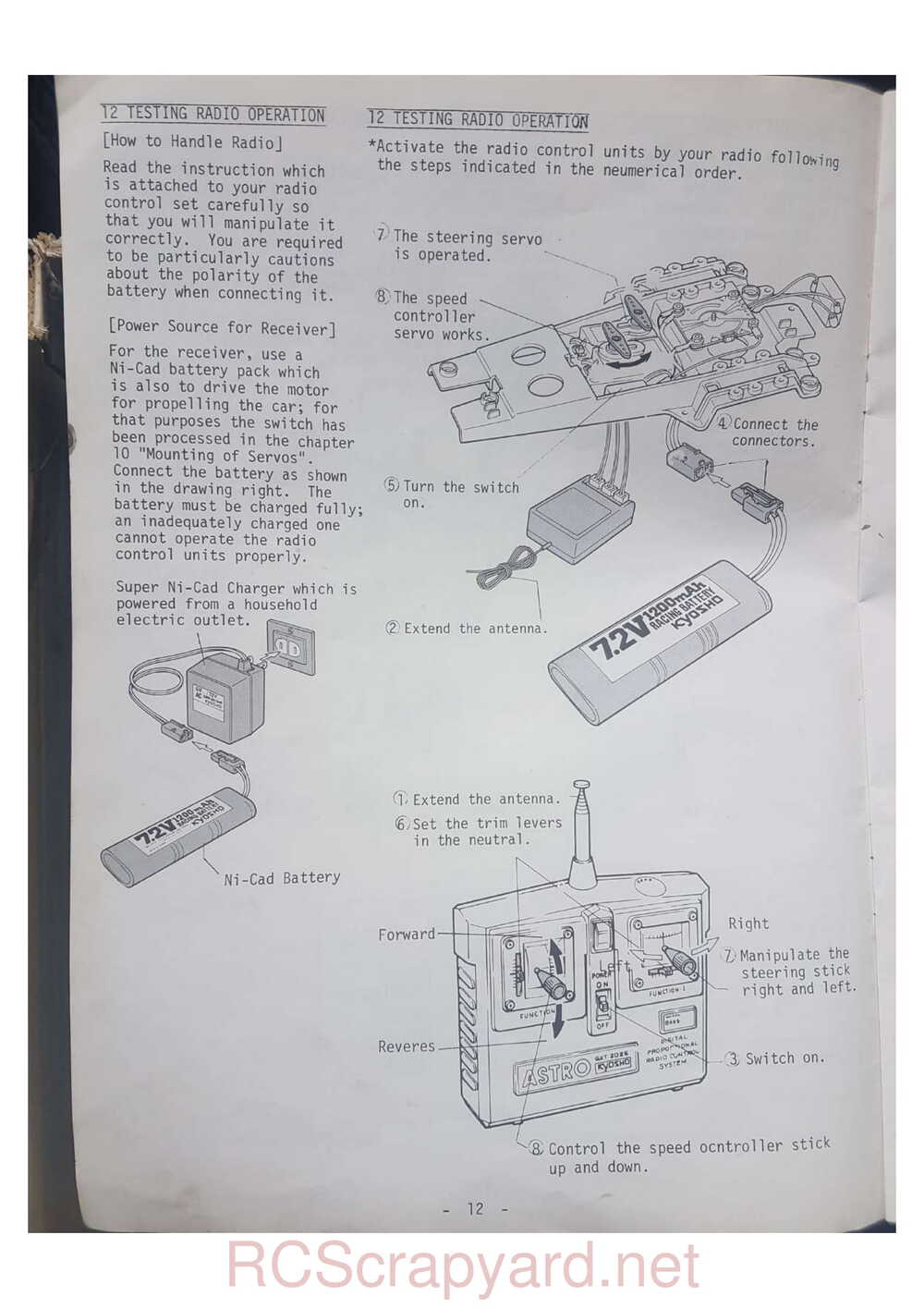 Kyosho - 3067 - Progress 4WDS - Manual - Page 12