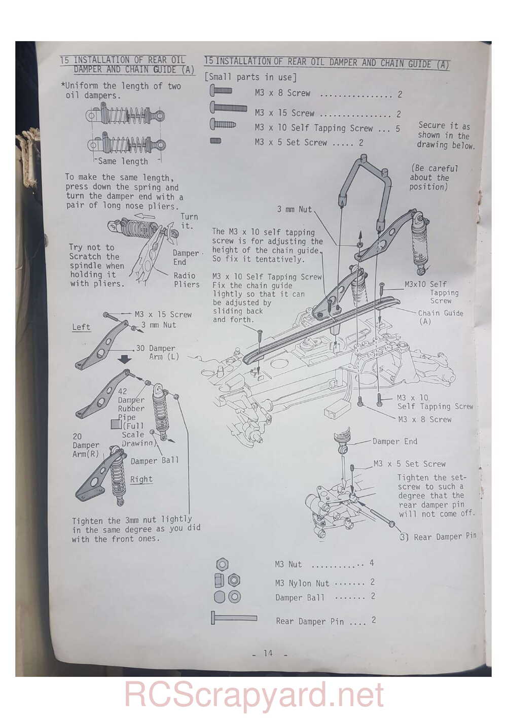 Kyosho - 3067 - Progress 4WDS - Manual - Page 14