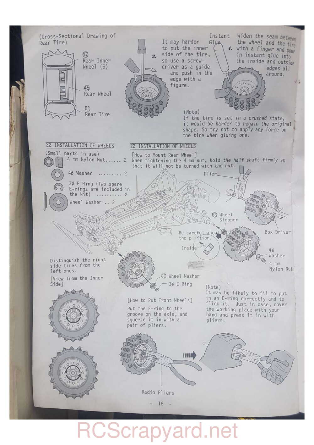 Kyosho - 3067 - Progress 4WDS - Manual - Page 18
